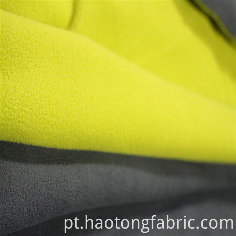 Two Tone Brushed Fleece Winter Coat Fabric